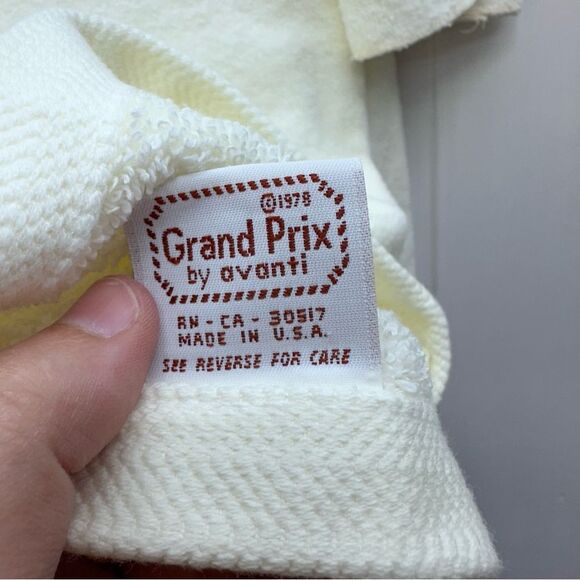 New Vintage quilted bath towel set by Grand Prix Avanti made in USA. - Picture 6 of 6